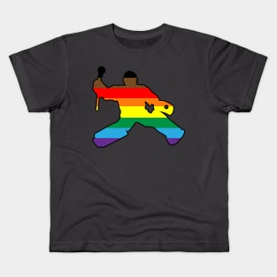 Field Hockey Goalie: QPoC Pride Kids T-Shirt